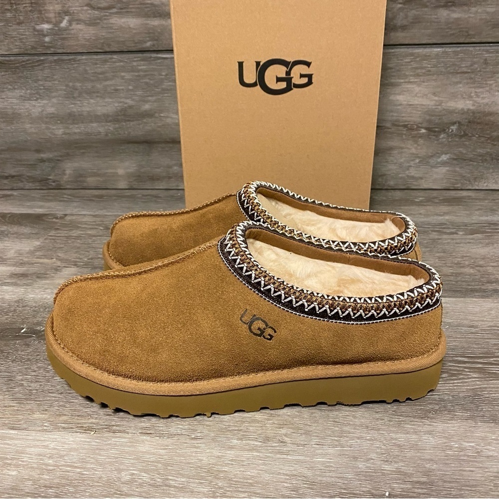 UGG | Tasman Slippers In Chestnut Brown NEW In Box - Picture 6 of 11